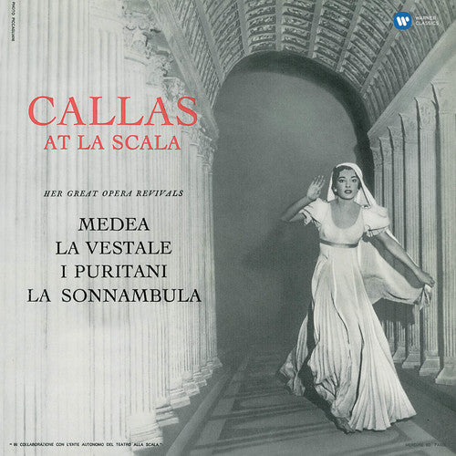 the album cover for Maria Callas - Callas At La Scala (Studio Recital)