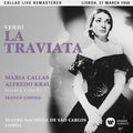 the album cover for Maria Callas - Verdi: La Traviata (lisboa 27/03/1958)