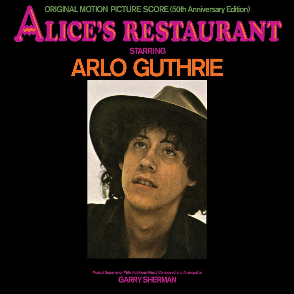 the album cover for Arlo Guthrie - Alice's Restaurant: Original Mgm Motion Picture Soundtrack