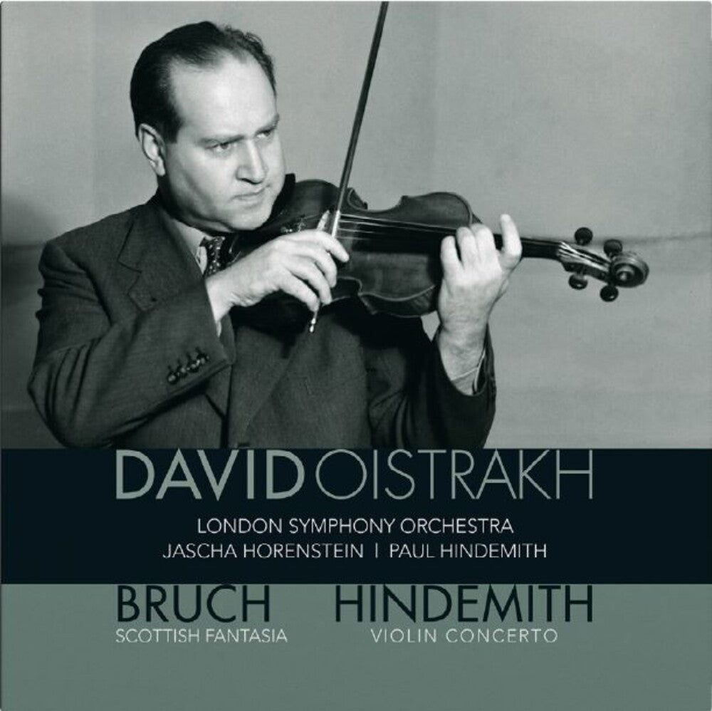 the album cover for Bruch / Hindemith - Scottish Fantasia / Violin Concerto