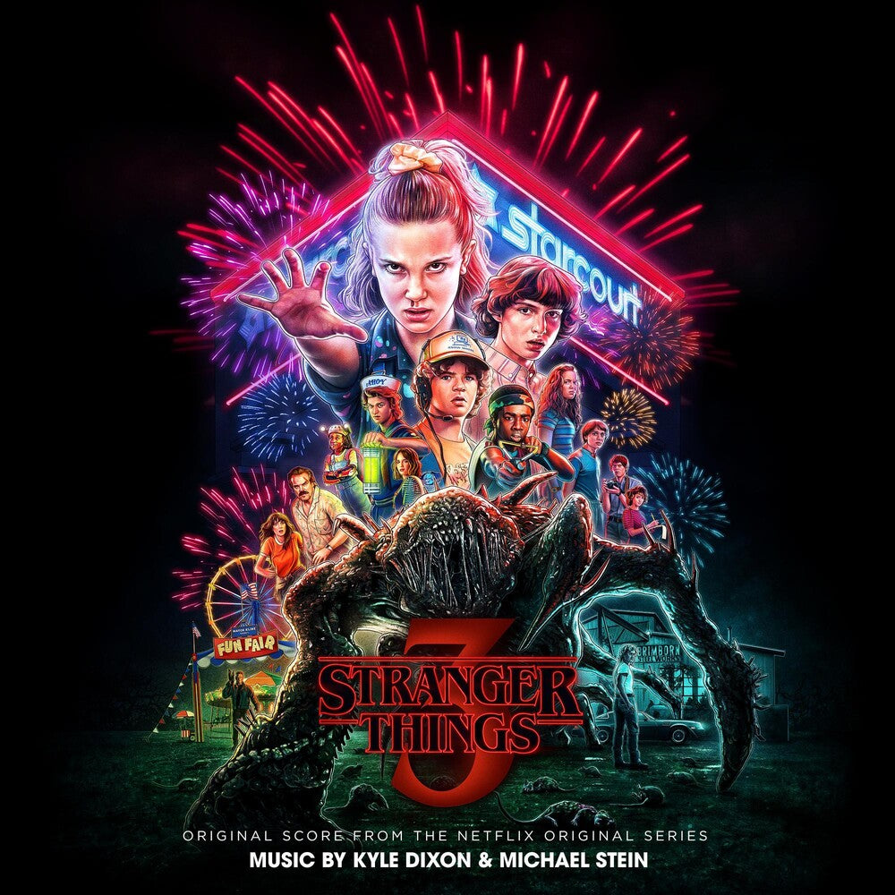 the album cover for Kyle Dixon & Michael Stein - Stranger Things 3 (Original Score From the Netflix Original Series)