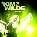 the album cover for Kim Wilde - Aliens Live