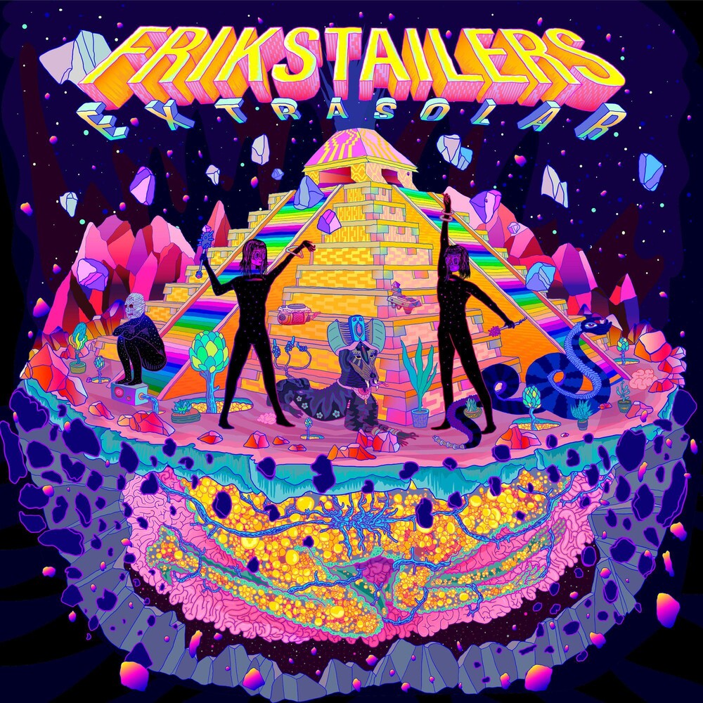 the album cover for Frikstailers - Extrasolar