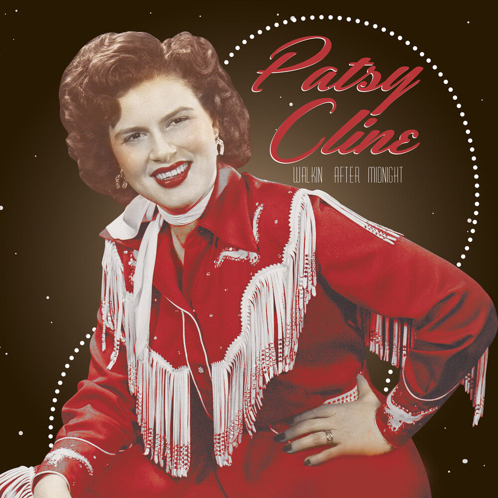 the album cover for Patsy Cline - Walkin' After Midnight
