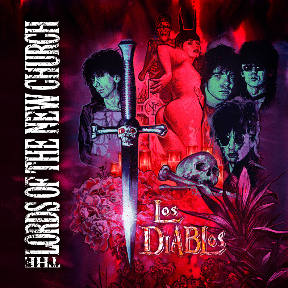 the album cover for Lords Of The New Church - Los Diablos
