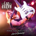 the album cover for Lee Aaron - Power, Soul, Rock N'roll - Live In Germany