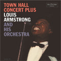 the album cover for Louis Armstrong - Town Hall Concert Plus