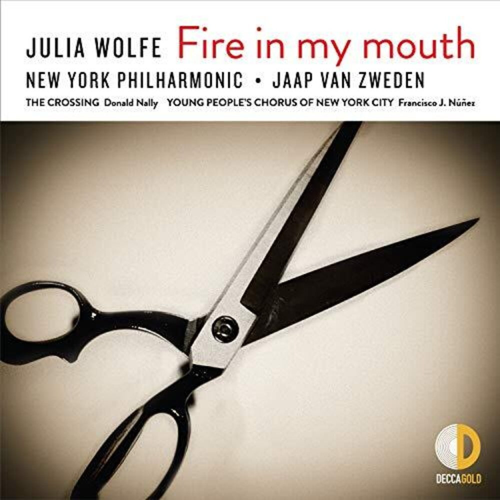 the album cover for Jaap Zweden Van / New York Philharmonic - Wolfe: Fire in My Mouth