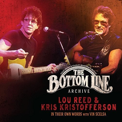 the album cover for Lou Reed - The Bottom Line Archive Series: In Their Own Words: With Vin Scelsa