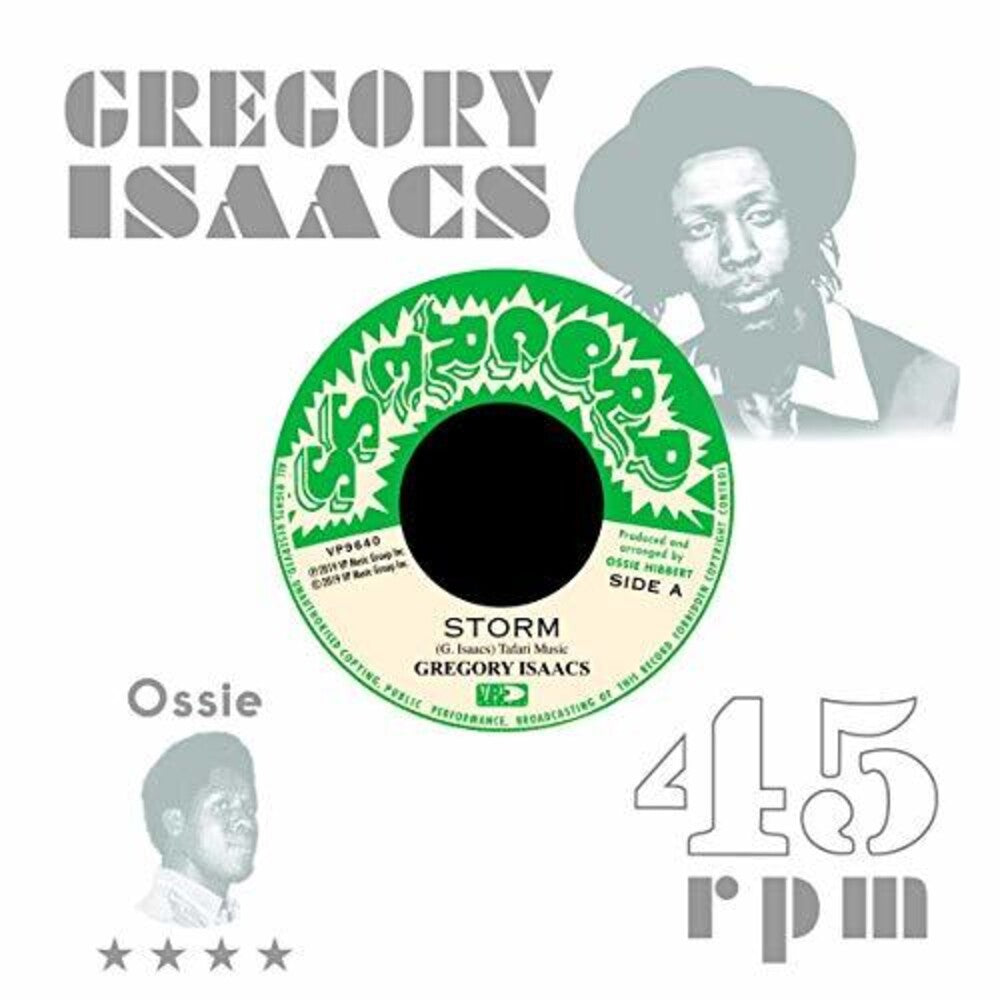 the album cover for Gregory Isaacs - Storm