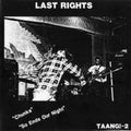 the album cover for Last Rights - Chunks / So Ends Our Night