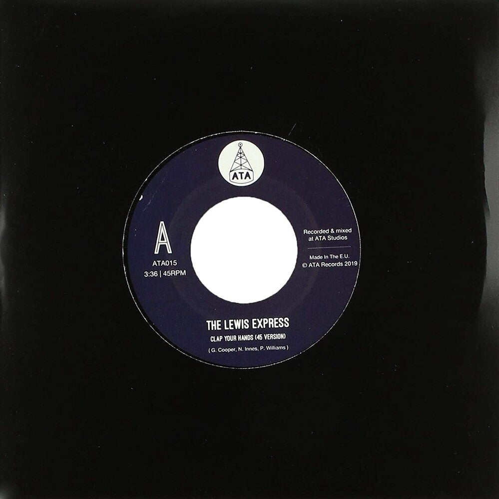 the album cover for Lewis Express - Clap Your Hands (45 Version) / Stomp Your Feet (45 Version)