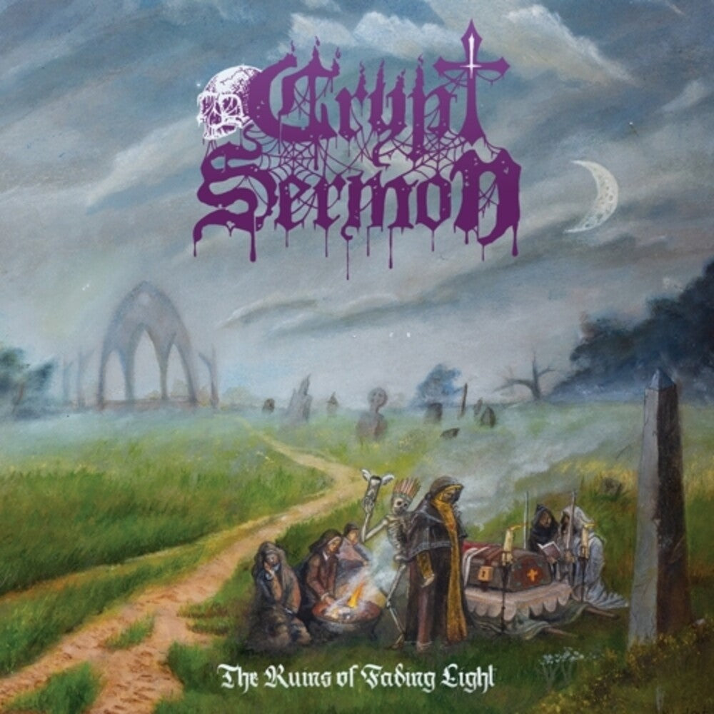the album cover for Crypt Sermon - The Ruins Of Fading Light