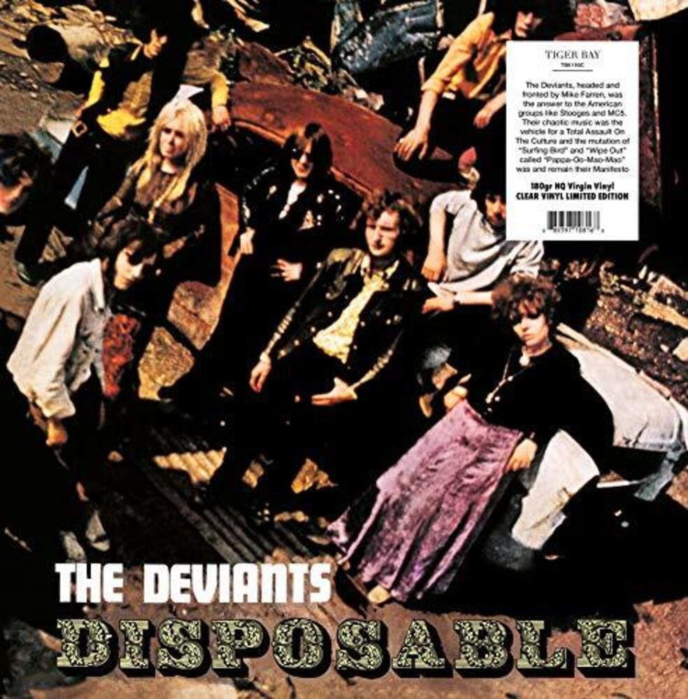 the album cover for The Deviants - Disposable [Transparent Colored Vinyl]