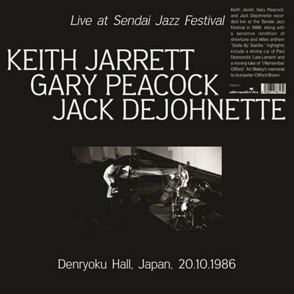 the album cover for Keith Jarrett - Live At Sendai Jazz Festival Denryoku Hall