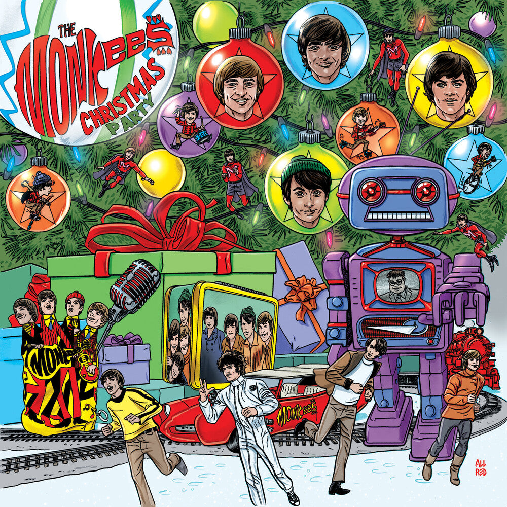the album cover for The Monkees - Christmas Party [LP]