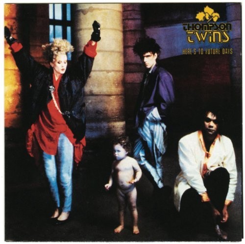 the album cover for Thompson Twins - Here's To Future Days