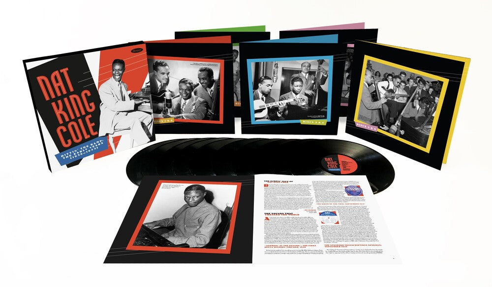 the album cover for Nat King Cole - Hittin' The Ramp: The Early Years 1936-1943 [10 LP]