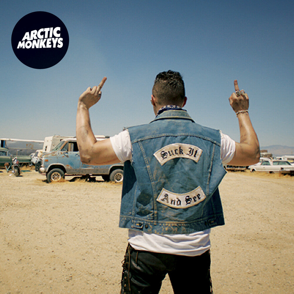 the album cover for Arctic Monkeys - Suck It And See [Vinyl Single]