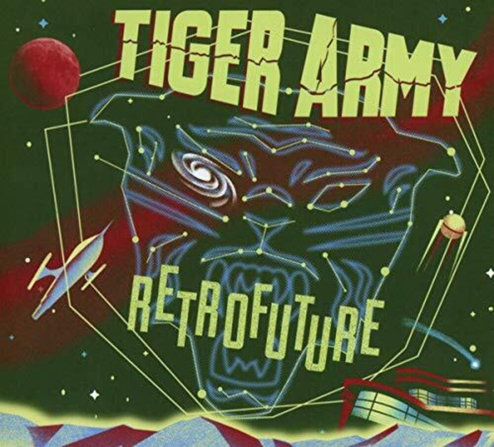 the album cover for Tiger Army - Retrofuture