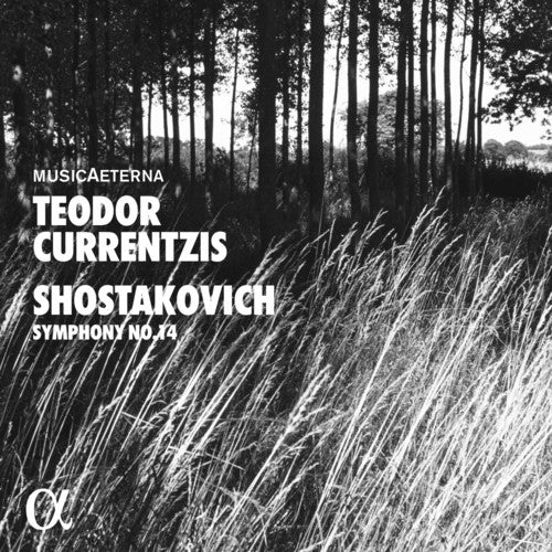 the album cover for Shostakovich / Musicaeterna / Currentzis - Symphony 14