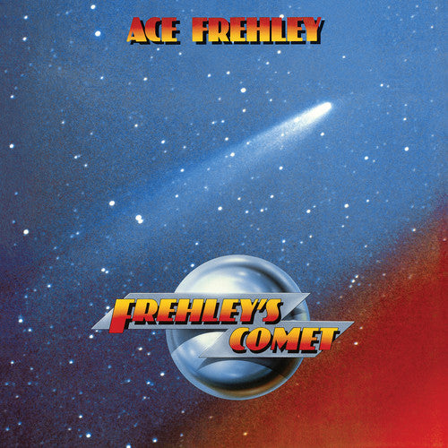 the album cover for Ace Frehley - Frehley's Comet [Rocktober 2017 Limited Edition Blue/White Marble LP]