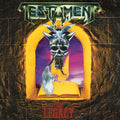 the album cover for Testament - The Legacy [Rocktober 2017 Limited Edition Green LP]