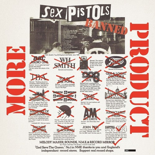 the album cover for Sex Pistols - More Product