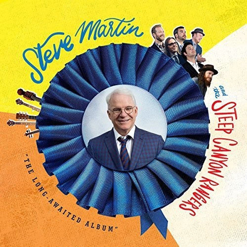 the album cover for Steve Martin & The Steep Canyon Rangers - The Long-Awaited Album