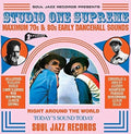 the album cover for Soul Jazz Records Presents - Studio One Supreme: Maximum 70s & 80s Early