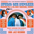 the album cover for Soul Jazz Records Presents - Studio One Supreme: Maximum 70s & 80s Early