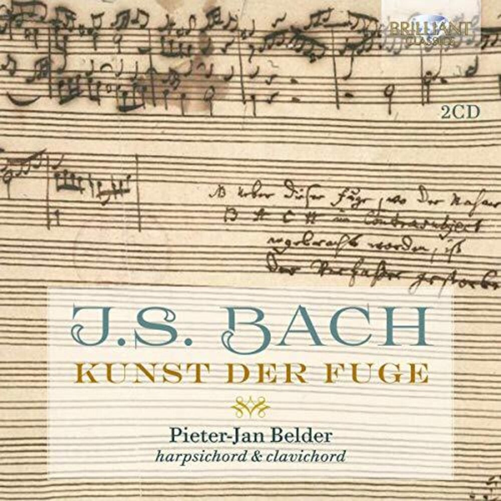 the album cover for Pieter-Jan Belder - Kunst Der Fuge