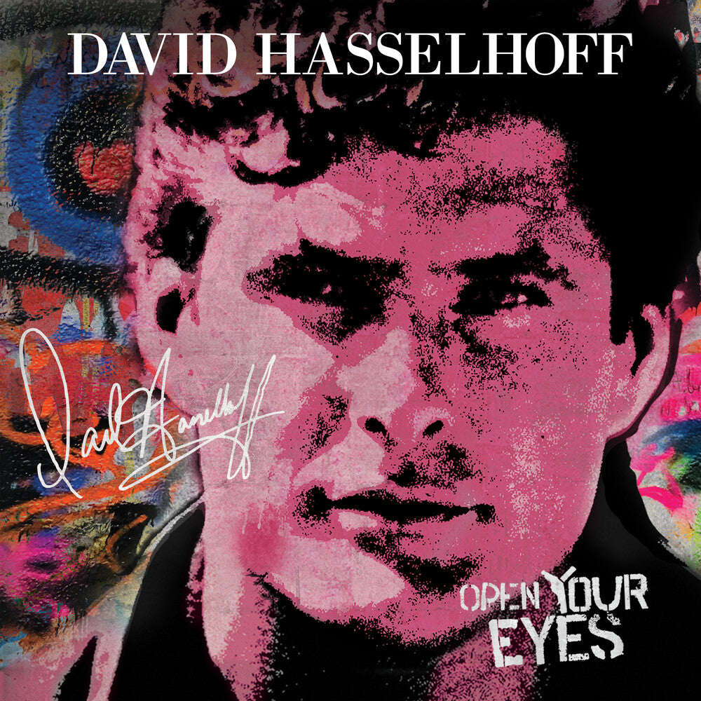 the album cover for David Hasselhoff - Open Your Eyes