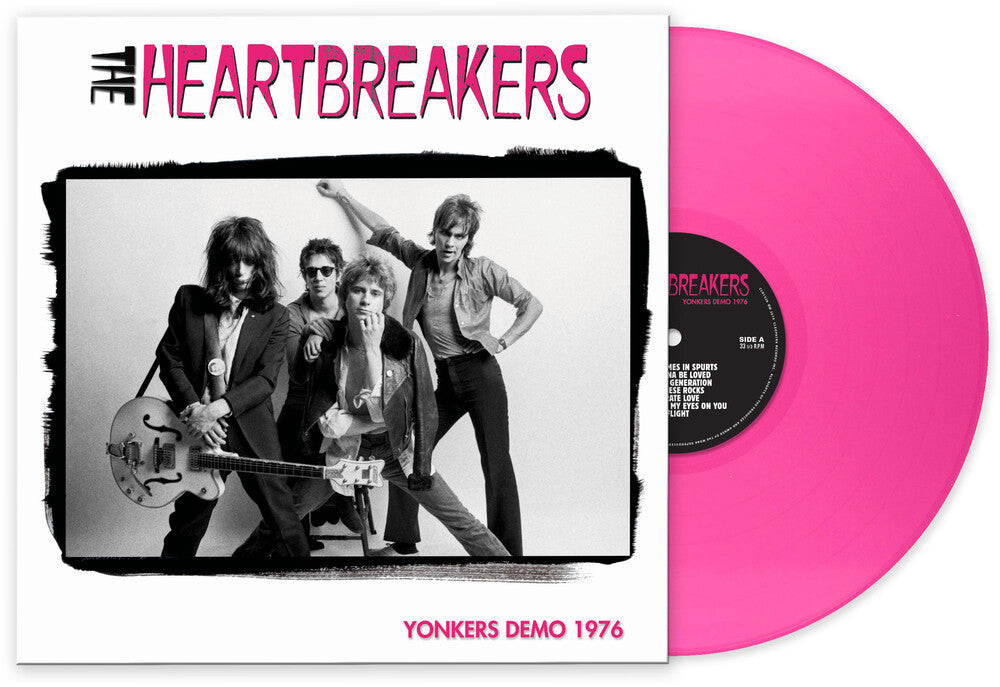 the album cover for Johnny Thunders & The Heartbreakers - Yonkers Demo 1976 [Pink LP]