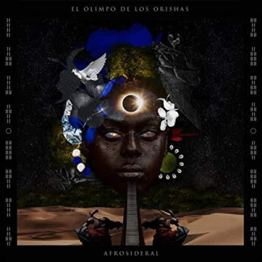 the album cover for Afrosideral - El Olimpo De Los Orishas