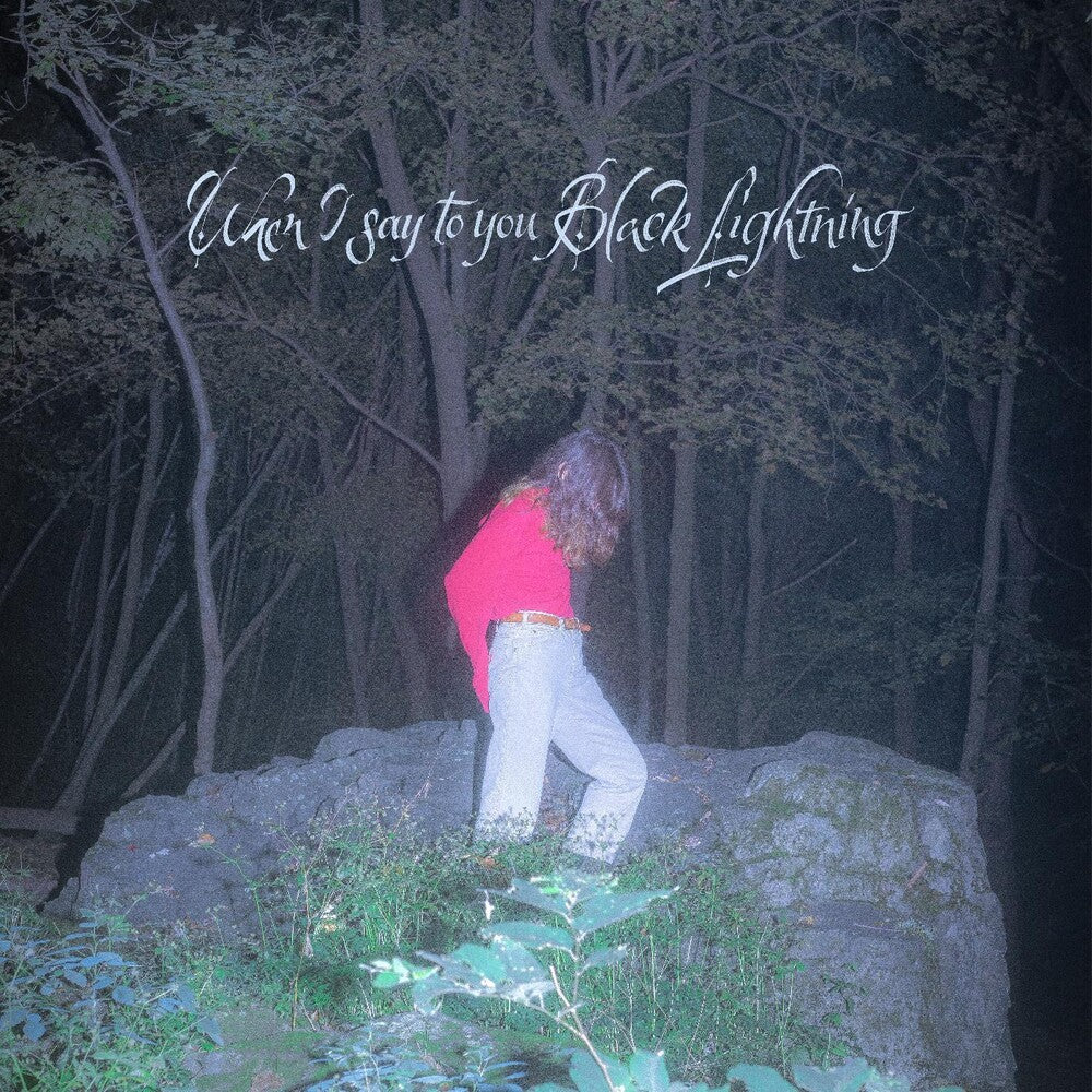 the album cover for Common Holly - When I Say To You Black Lightning [Blue LP]