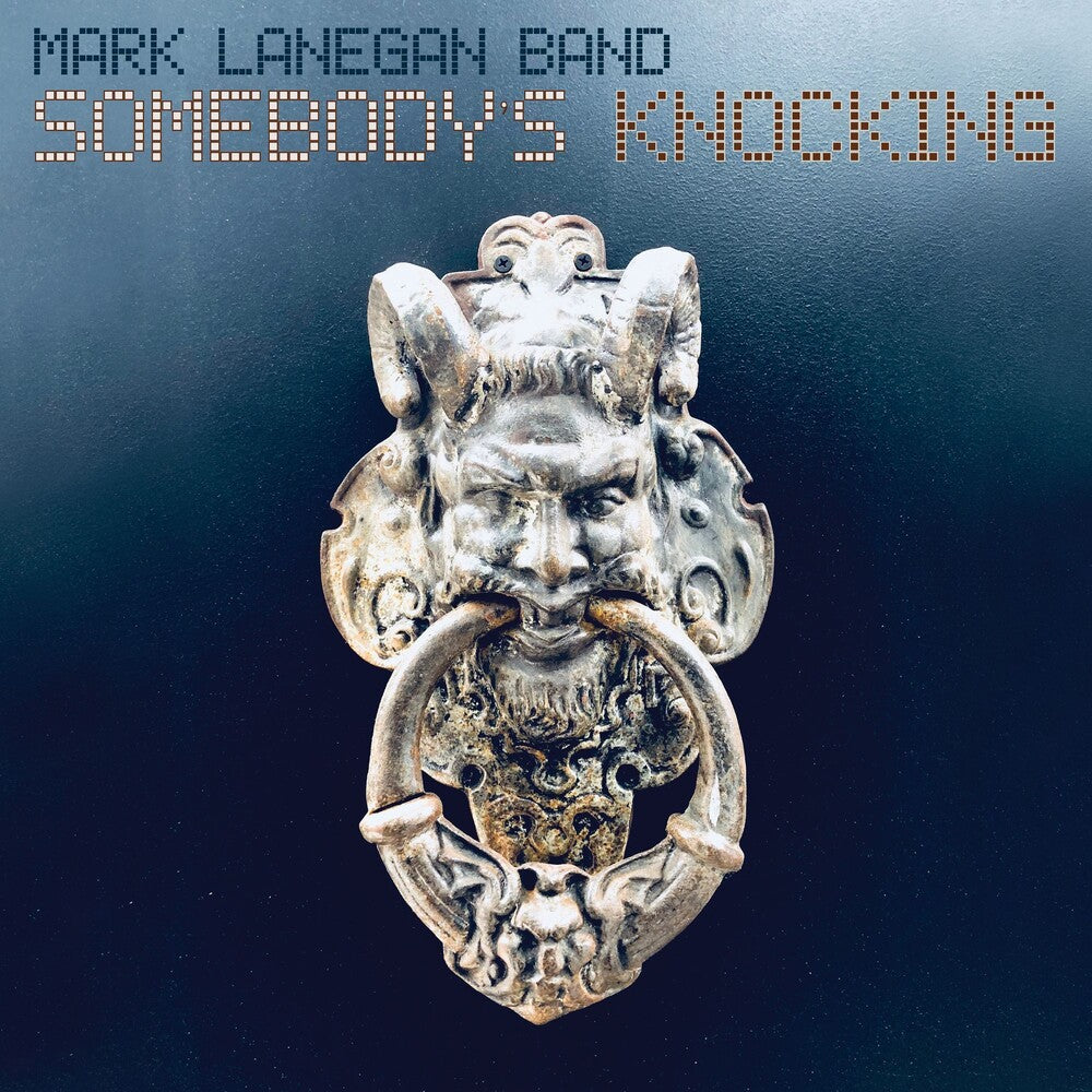 the album cover for Mark Lanegan - Somebody's Knocking [Limited Edition Pink LP]