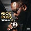 the album cover for Rick Ross - Port of Miami 2 [Translucent Gold Swirl 2LP]