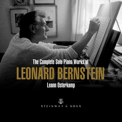 the album cover for Bernstein / Osterkamp - Complete Solo Piano Works of Leonard Bernstein