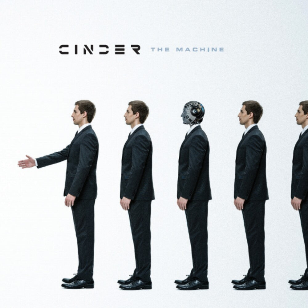 the album cover for Cinder - The Machine