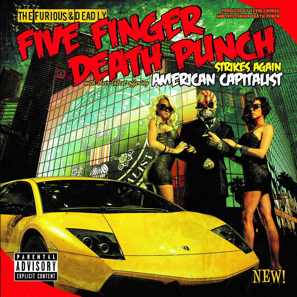 the album cover for Five Finger Death Punch - American Capitalist [LP]