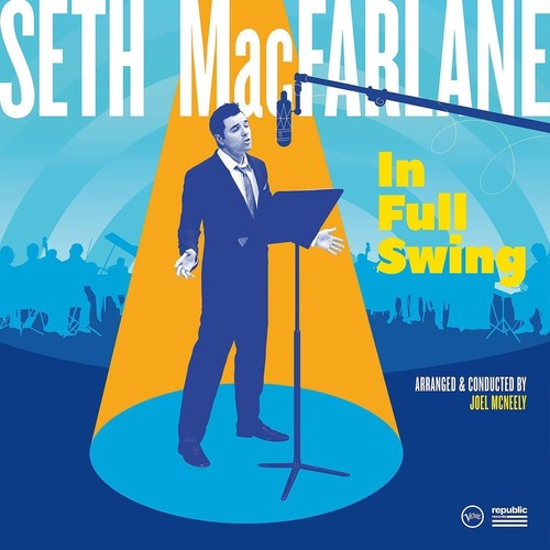 the album cover for Seth Macfarlane - In Full Swing