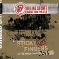 the album cover for The Rolling Stones - From The Vault: Sticky Fingers Live at The Fonda Theatre 2015 [DVD/3LP]