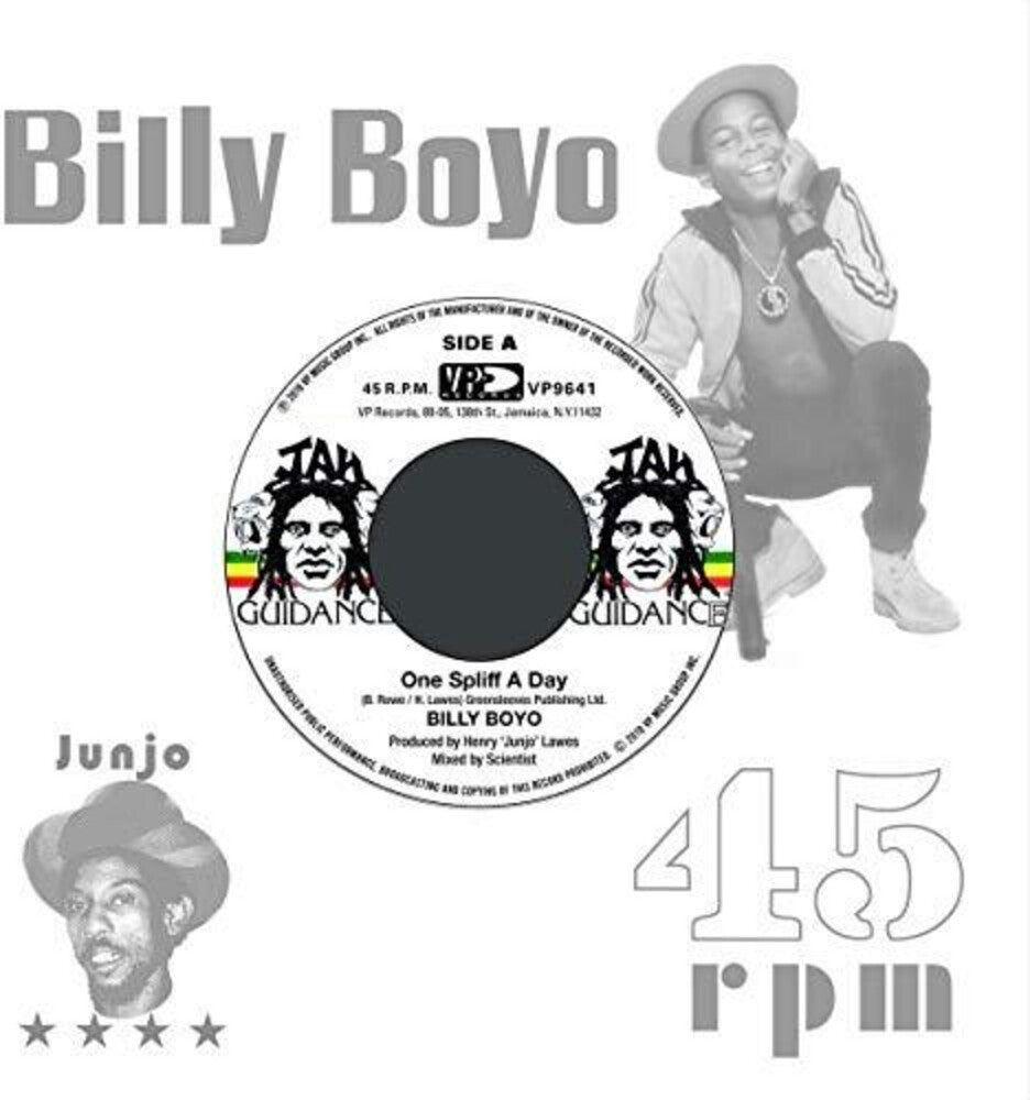the album cover for Billy Boyo - One Spliff A Day