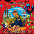 the album cover for Miss June - Bad Luck Party