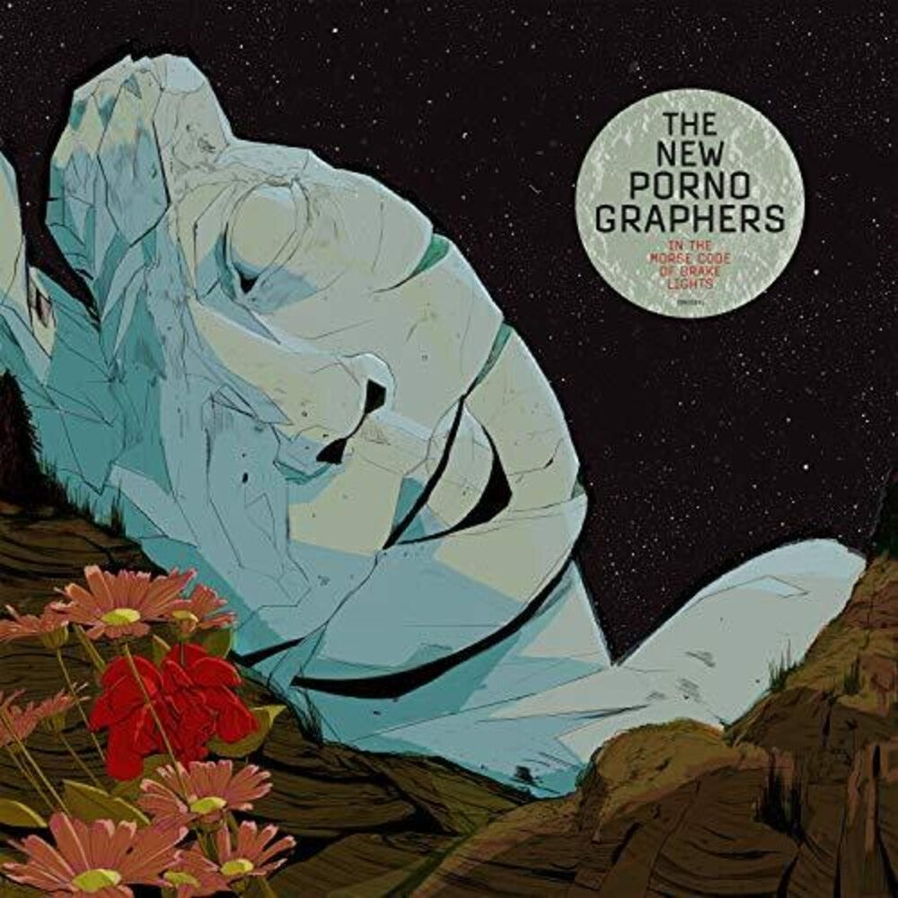 the album cover for The New Pornographers - In the Morse Code of Brake Lights