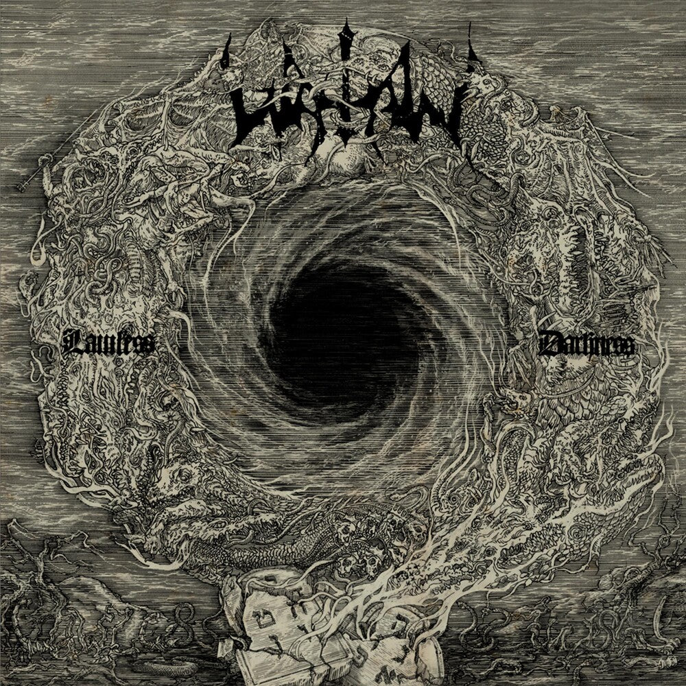 the album cover for Watain - Lawless Darkness