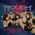 the album cover for Rough Cutt - Fiddler Sessions '84 [Colored Vinyl] [Limited Edition] (Red)