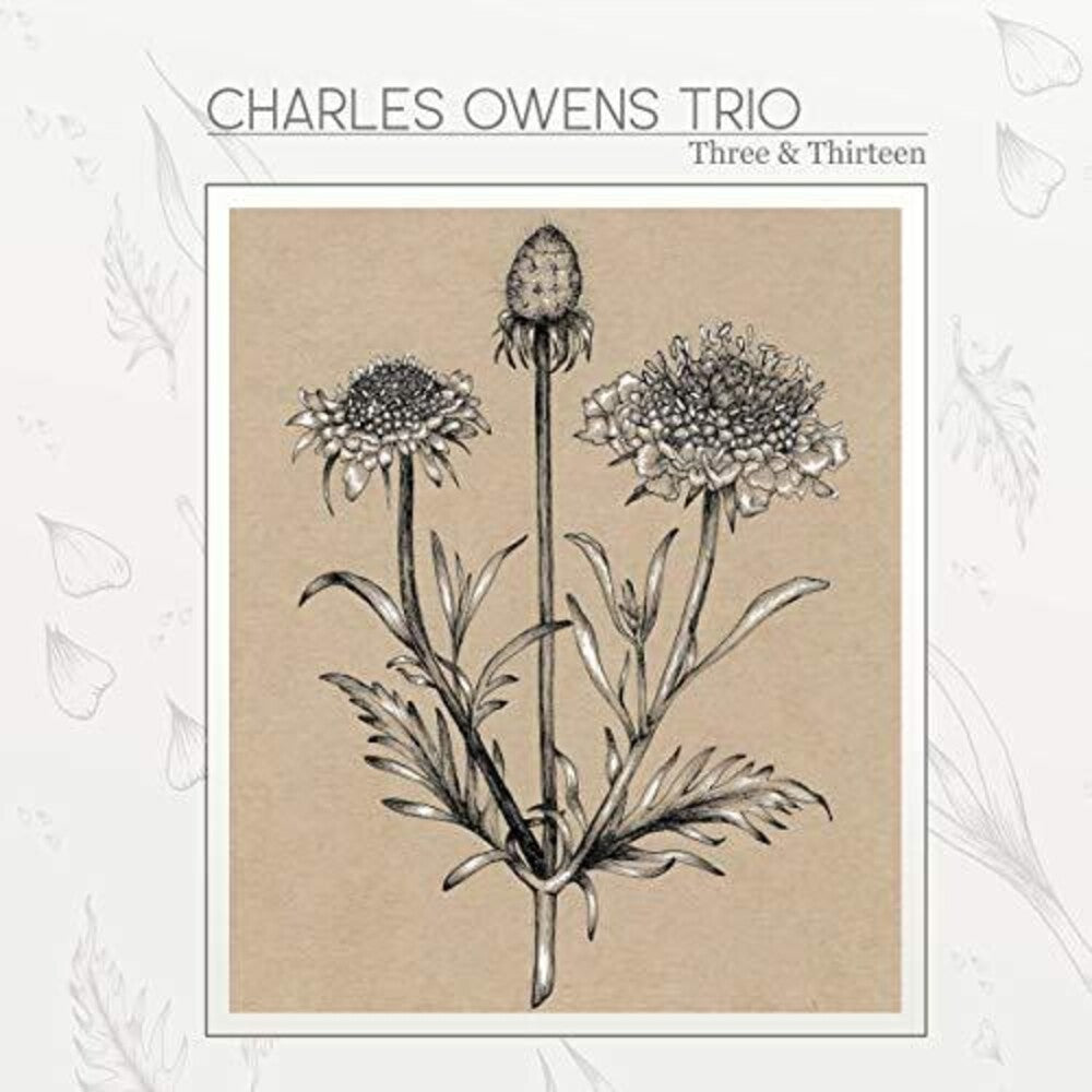 the album cover for Charles Owens Trio - Three and Thirteen