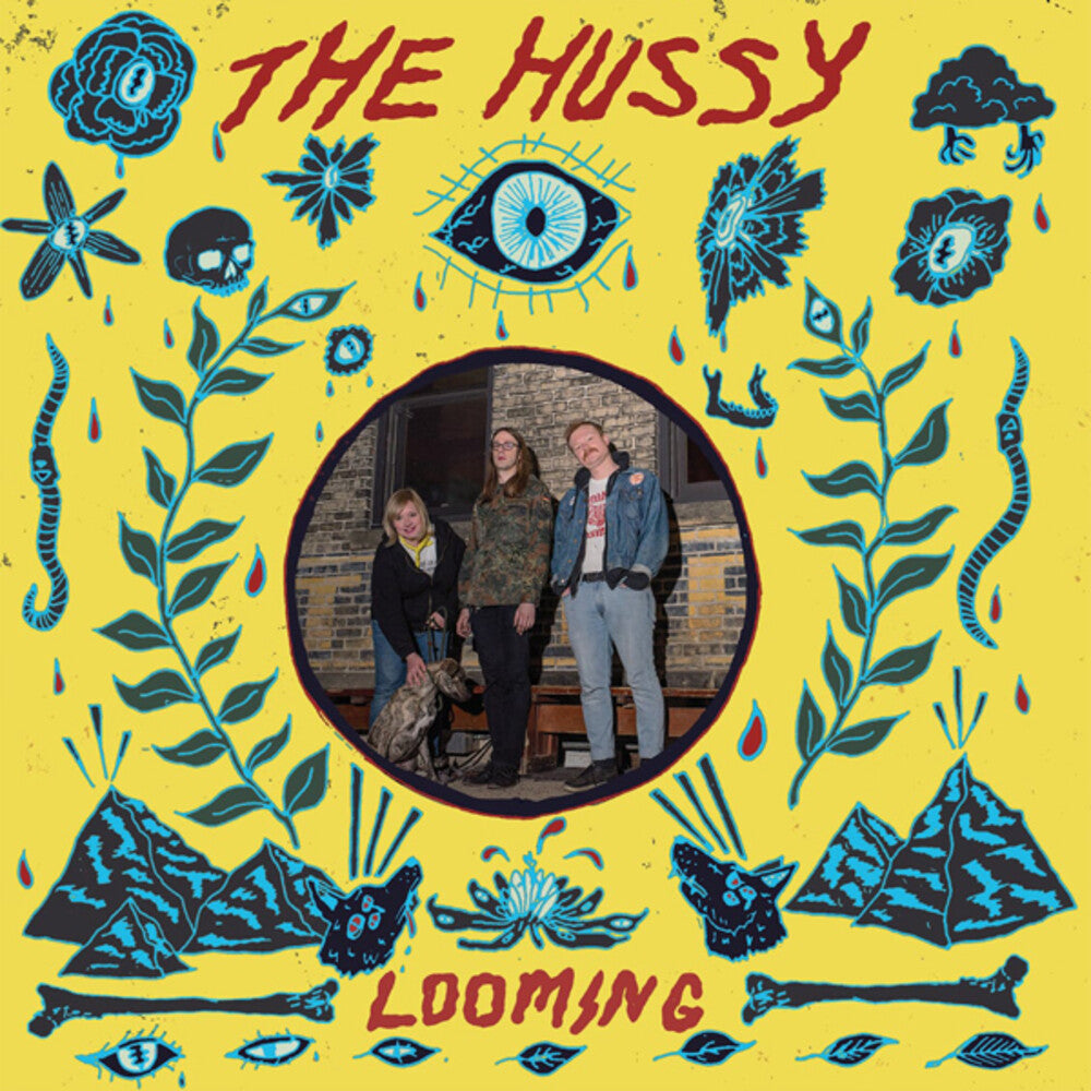 the album cover for Hussy - Looming